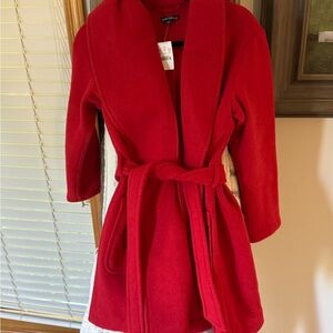 J. Crew Vibrant Red Outerwear